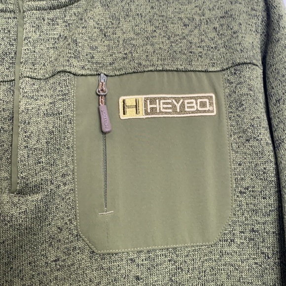 Hey Bo Men Green Sweater Size Medium‎ - Picture 4 of 9